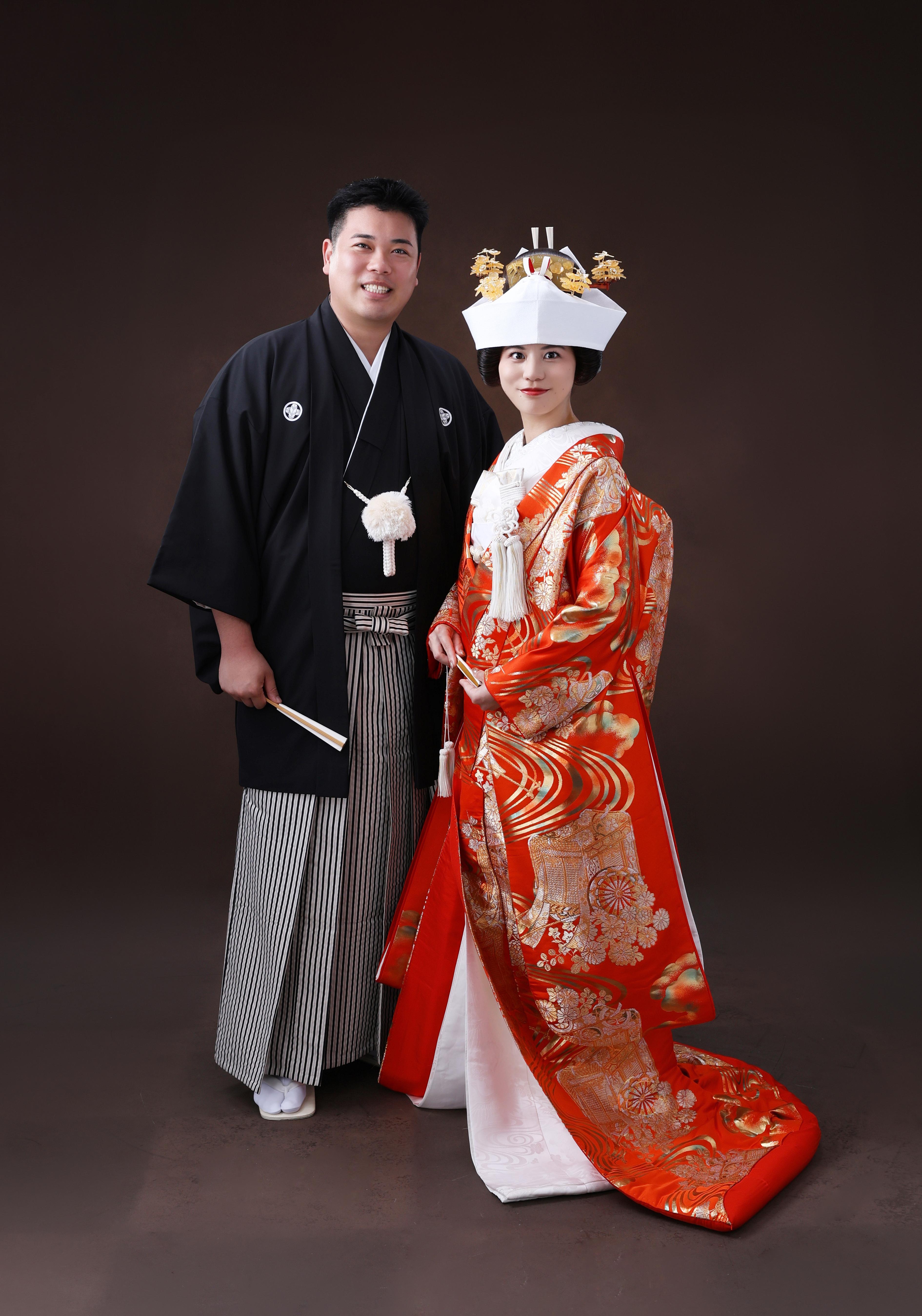 和装婚礼撮影の様子